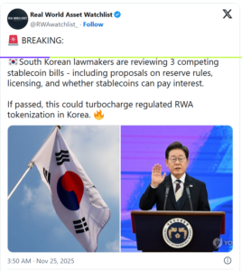Regulatory Clash Slows South Korea’s Stablecoin Rollout